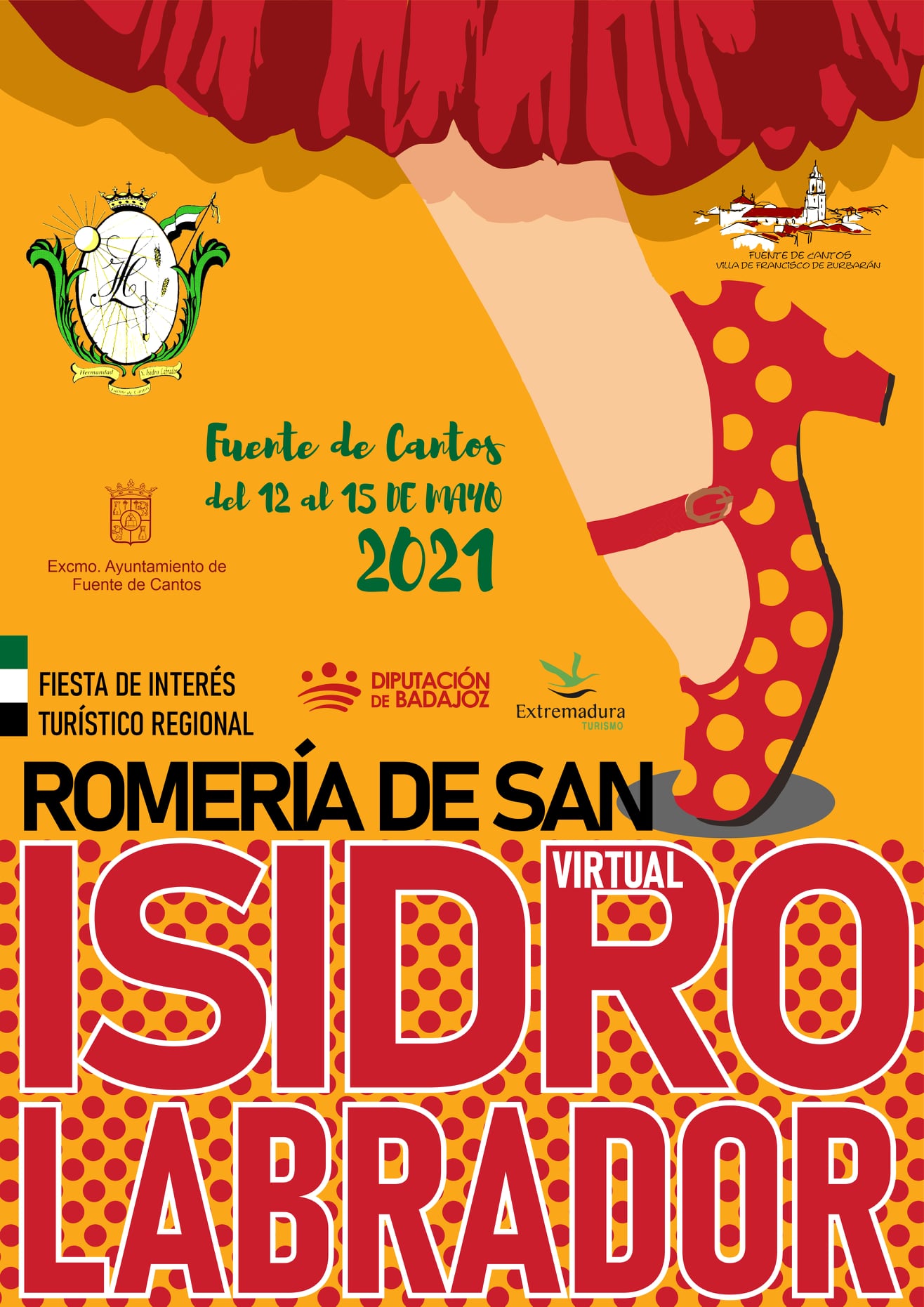 Romería de San Isidro 2021 Fuente de Cantos